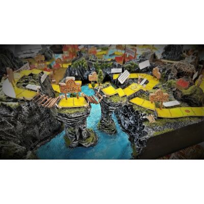 Az Ezüst-tó kincse társasjáték 3D-s terepasztalon